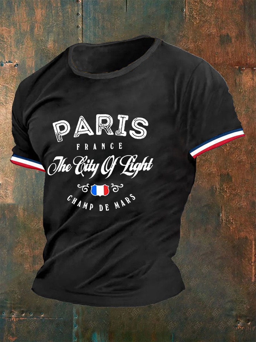 T-shirt imprimé France pour homme Noir / S