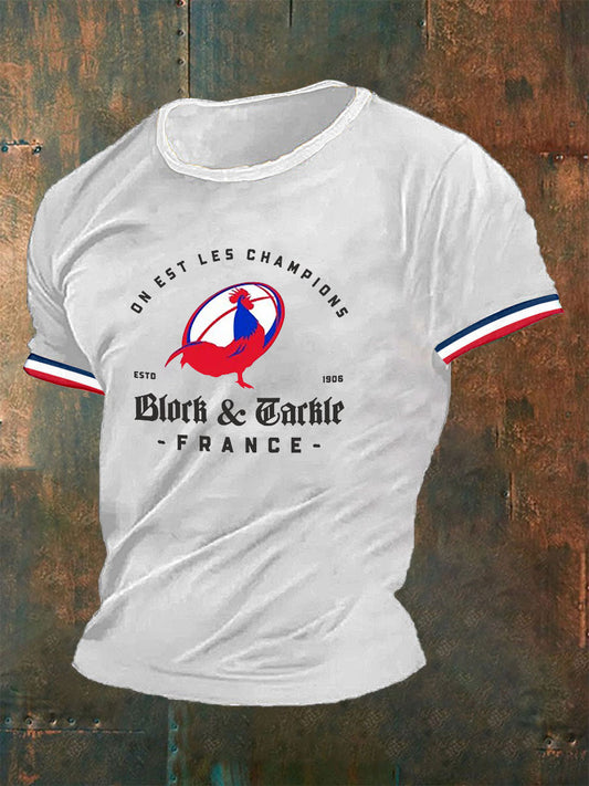 T-shirt imprimé France pour homme Blanc / S