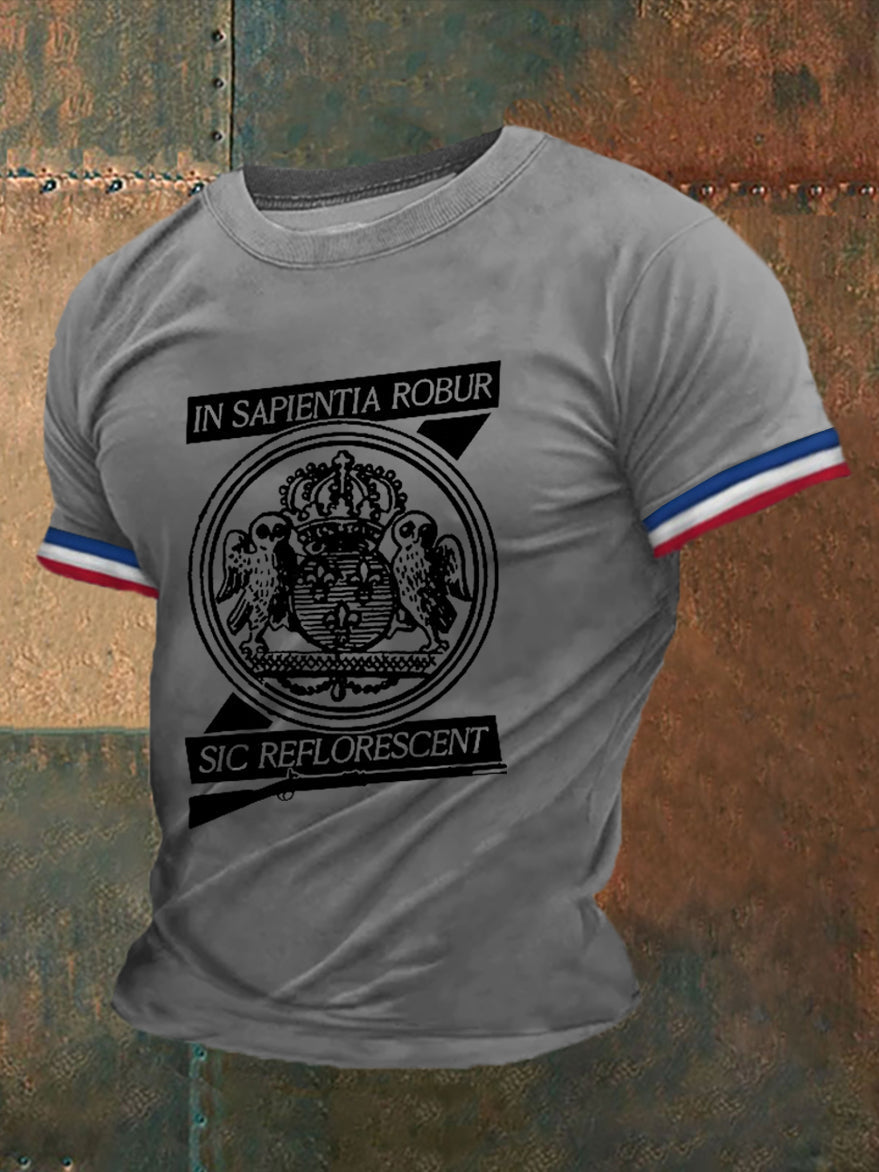 T-shirt imprimé à manches courtes Chouannerie Homme Gris clair / S