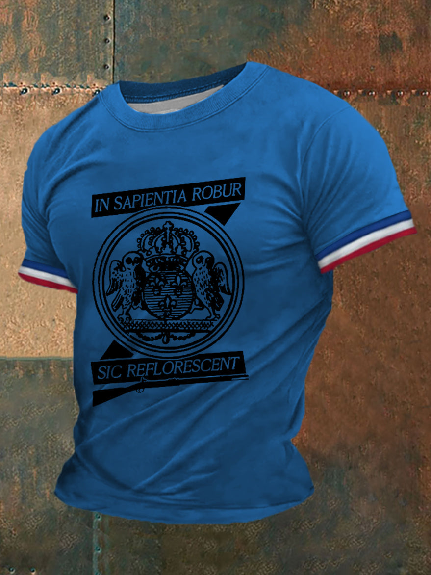 T-shirt imprimé à manches courtes Chouannerie Homme Bleu / S