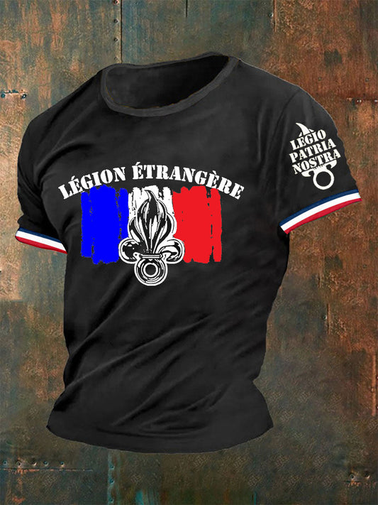 T-shirt Légion Étrangère Legio Patria Nostra France pour homme Noir / S