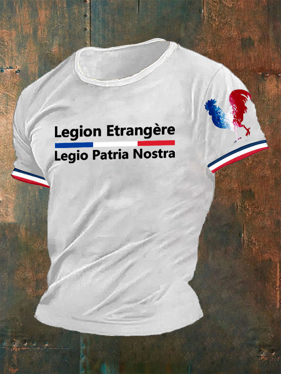 T-shirt Légion Étrangère Legio Patria Nostra France pour homme Blanc / S