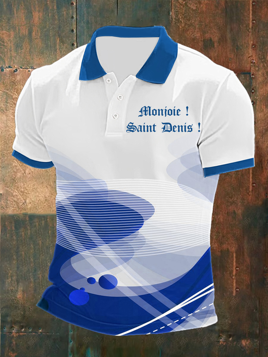 Polo Montjoie Saint Denis Homme Bleu / S