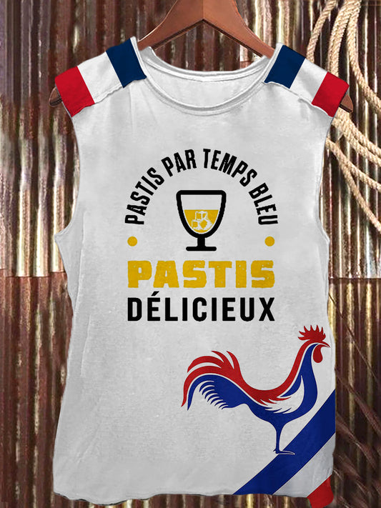Veste de raquette Pastis Par Temps Bleu Homme Blanc / S