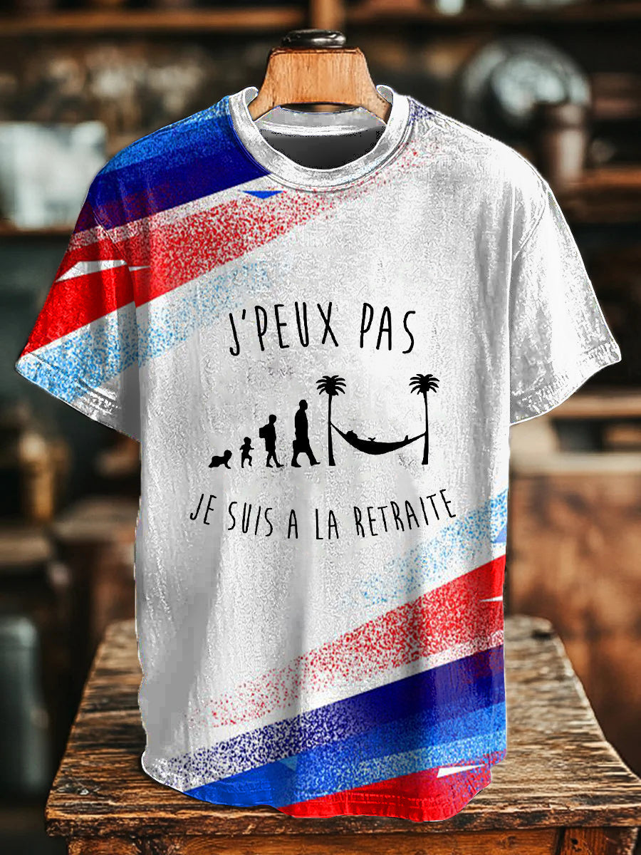 T-shirt à manches courtes J’Peux Pas Je Suis A La Retraite Homme comme image / S