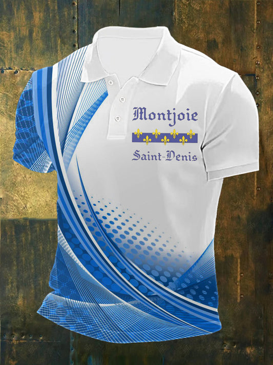 Polo Montjoie Saint Denis Homme Bleu / S