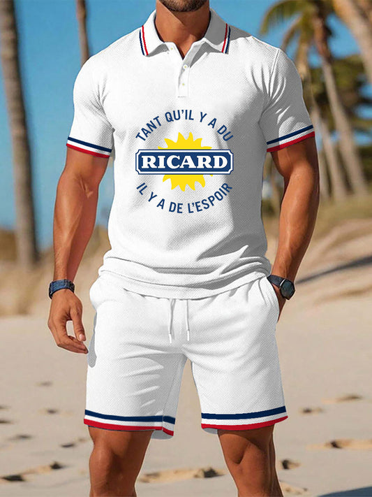 Ensembles de polo pour hommes Blanc / S