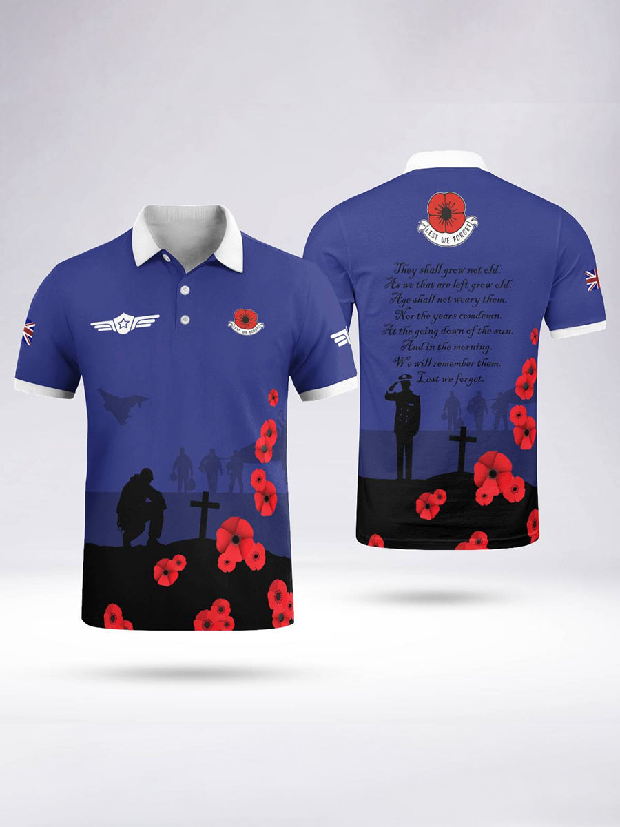 Polo à manches courtes Honour Our Royal Air Force pour homme Blanc / S