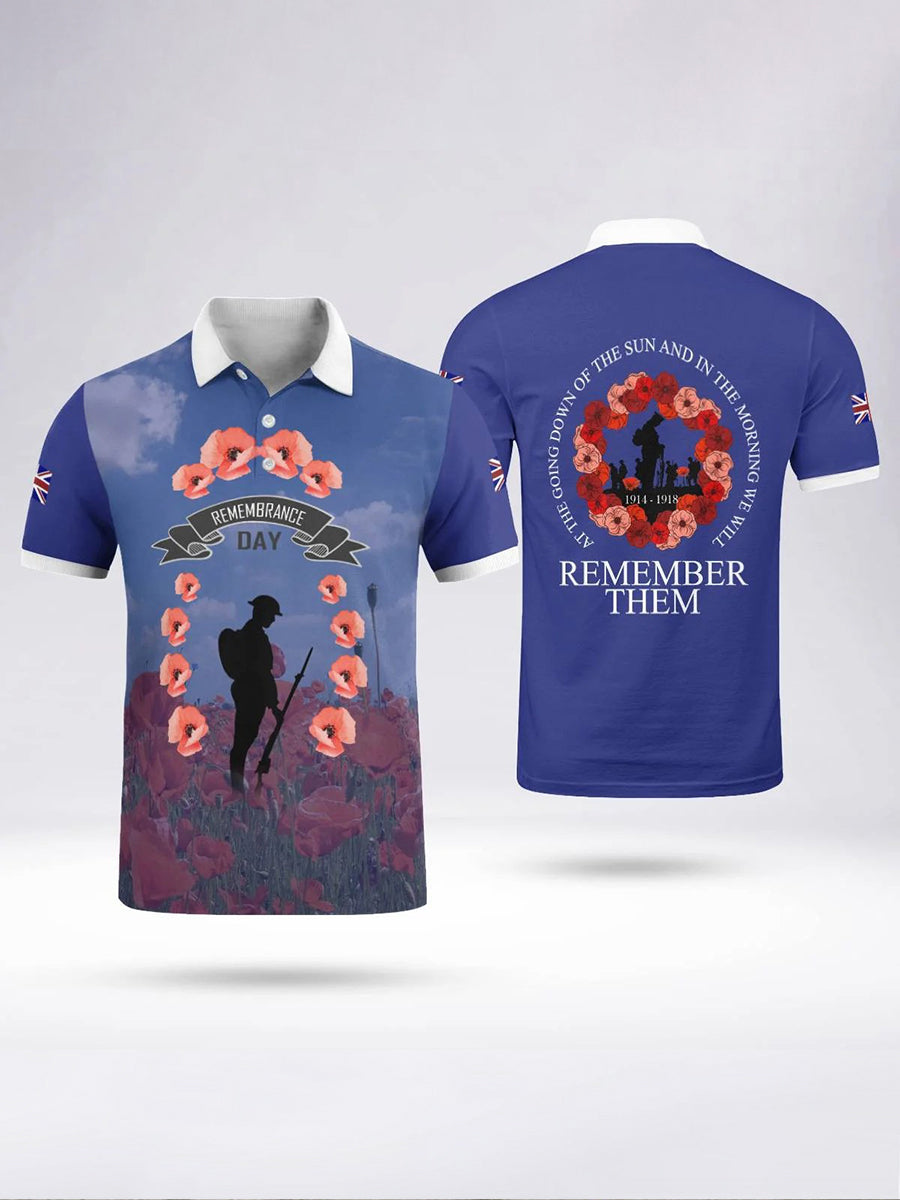 Polo à manches courtes LEST WE FORGET pour homme Blanc / S