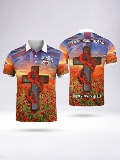 Polo à manches courtes Poppy Cross Homme Blanc / S