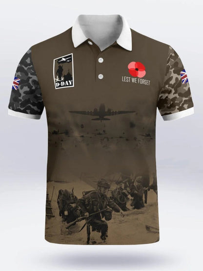 Polo à manches courtes D-DAY 81ST ANNIVERSARY pour homme