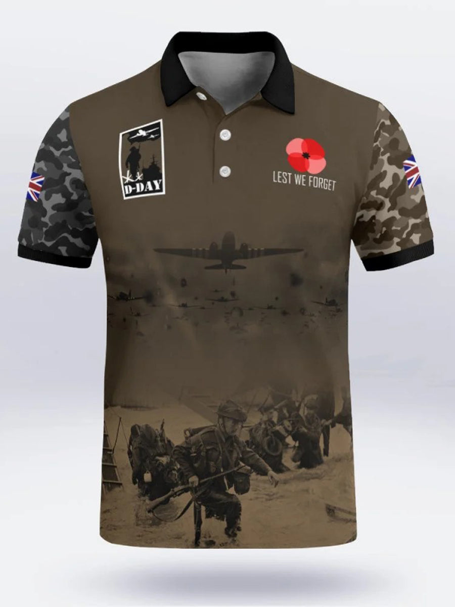 Polo à manches courtes D-DAY 81ST ANNIVERSARY pour homme