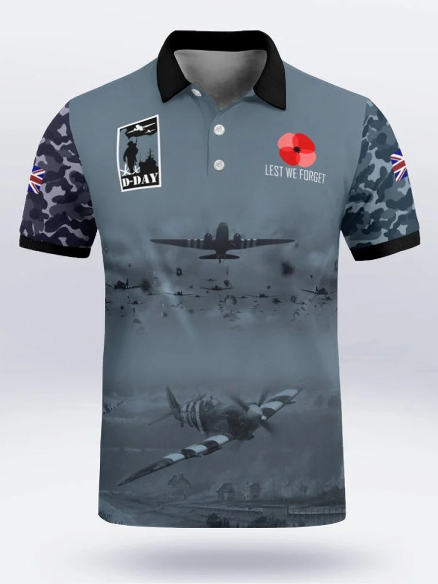 Polo à manches courtes D-DAY 81ST ANNIVERSARY pour homme