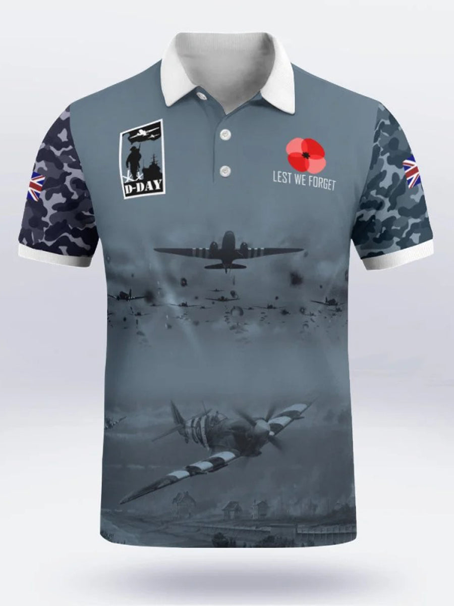 Polo à manches courtes D-DAY 81ST ANNIVERSARY pour homme