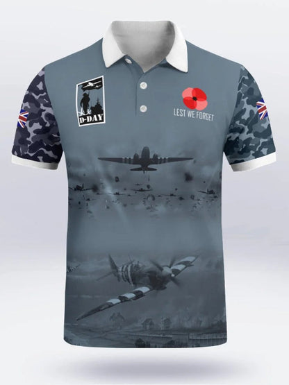 Polo à manches courtes D-DAY 81ST ANNIVERSARY pour homme