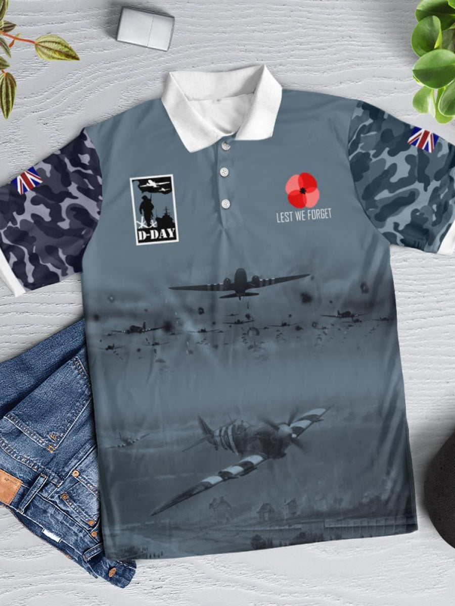Polo à manches courtes D-DAY 81ST ANNIVERSARY pour homme