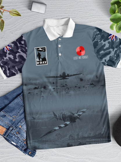Polo à manches courtes D-DAY 81ST ANNIVERSARY pour homme