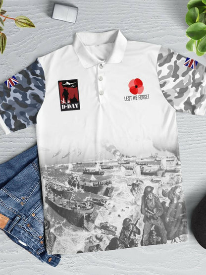 Polo à manches courtes D-DAY 81ST ANNIVERSARY pour homme