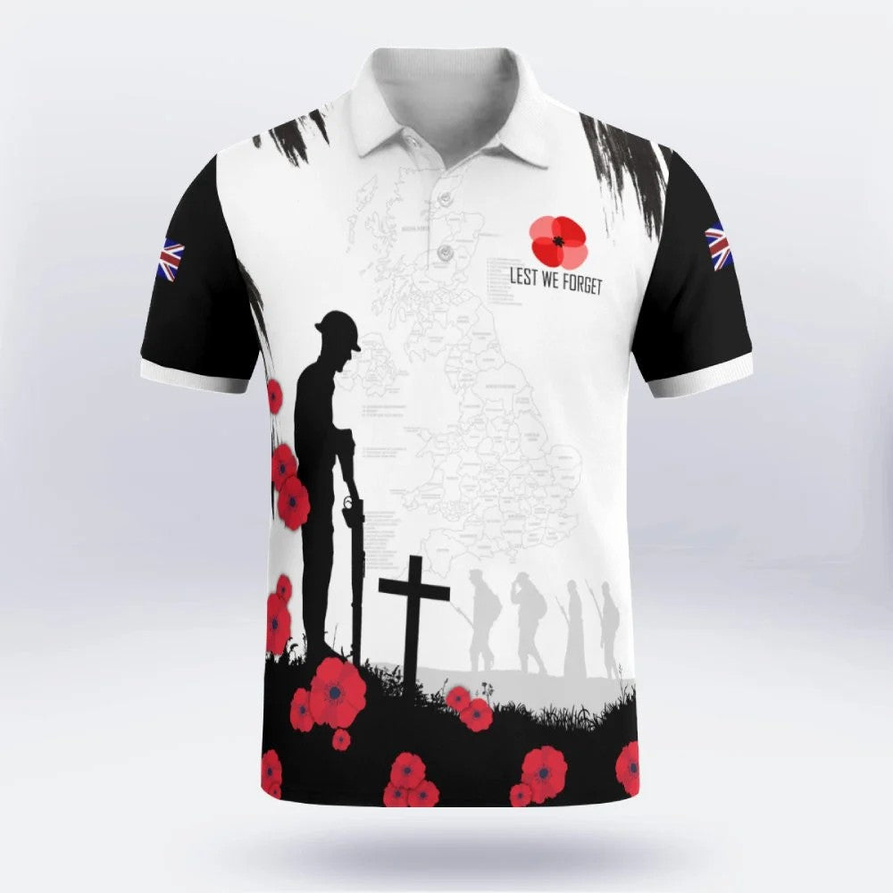 Polo à manches courtes FOR THE FALLEN pour homme