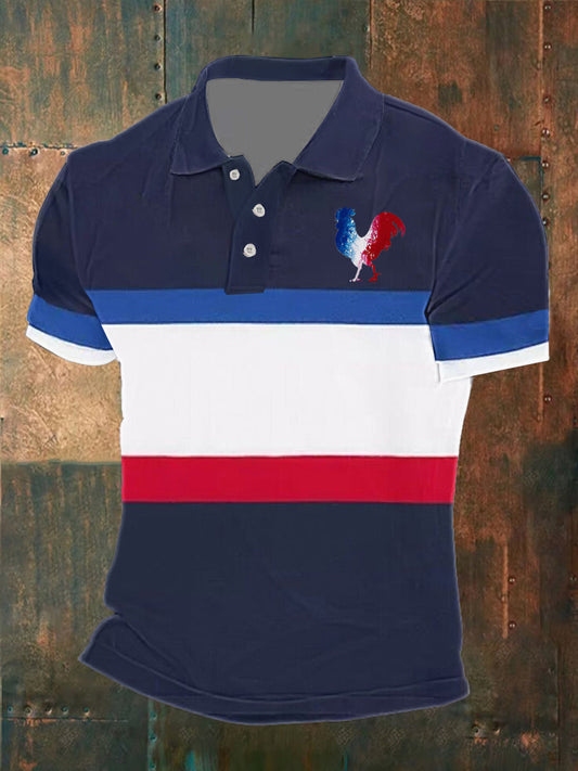 Chemise imprimée France pour homme comme image / S