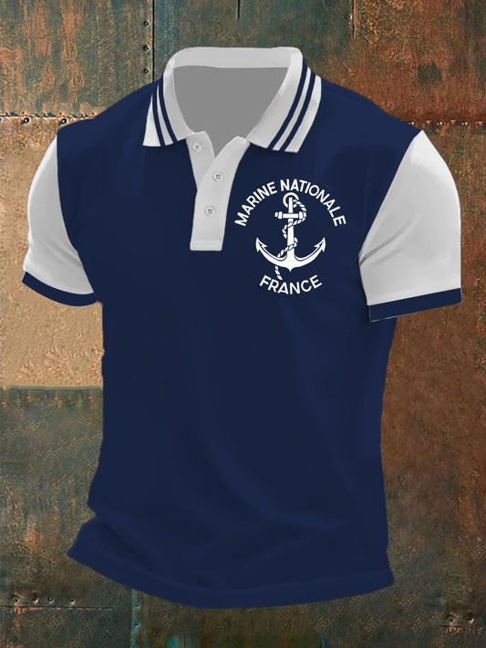 T-shirt à manches courtes Marine Nationale Homme