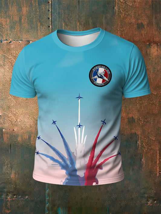 T-shirt imprimé à manches courtes Armée de l'air et de l'espace Homme