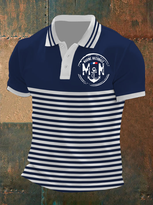 T-shirt à manches courtes Marine Nationale Homme