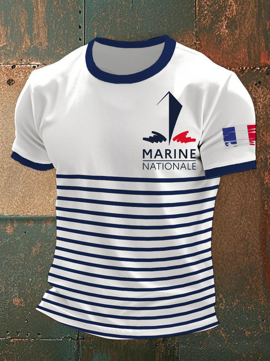 T-shirt à manches courtes Marine Nationale Homme