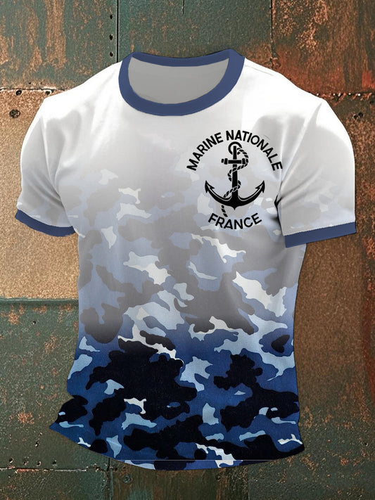 T-shirt à manches courtes Marine Nationale Homme