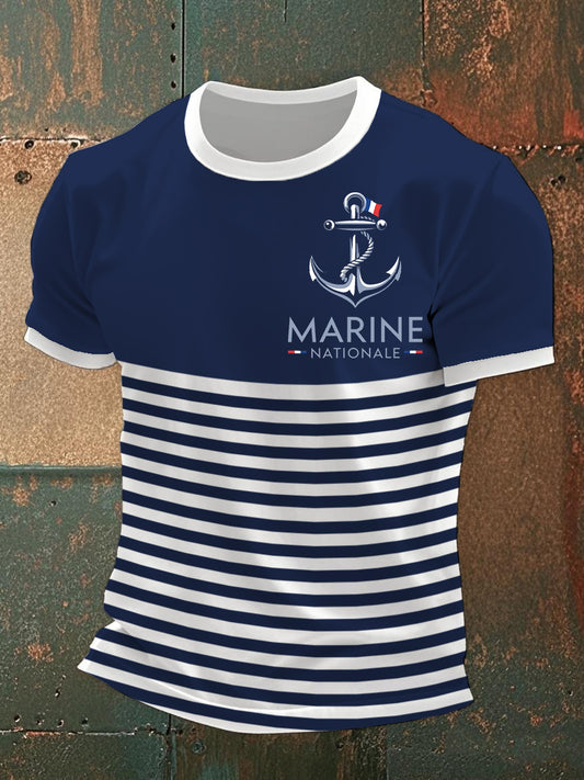 T-shirt à manches courtes Marine Nationale Homme