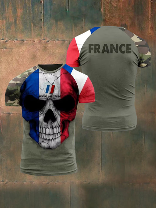 T-shirt imprimé French Armée de terre pour homme