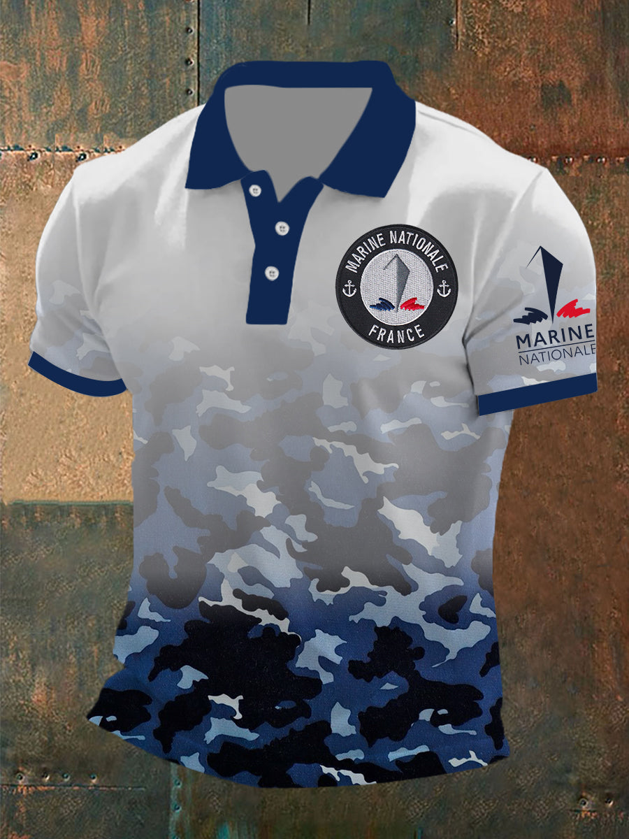 T-shirt à manches courtes Marine Nationale Homme