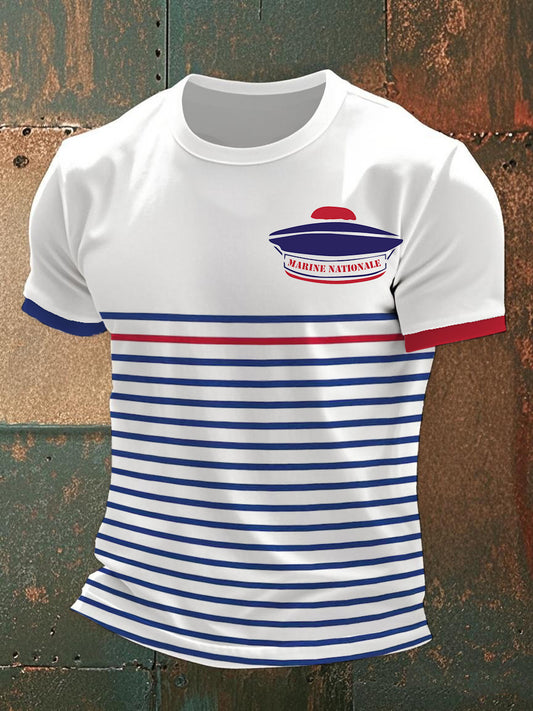 T-shirt à manches courtes Marine Nationale Homme