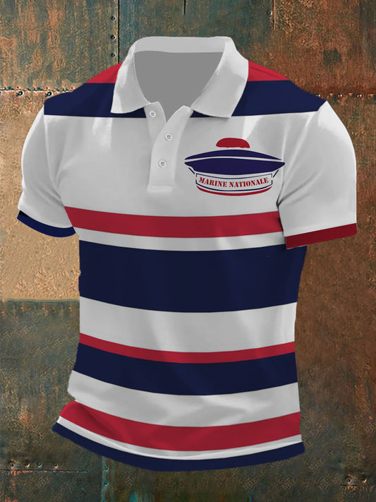 T-shirt à manches courtes Marine Nationale Homme