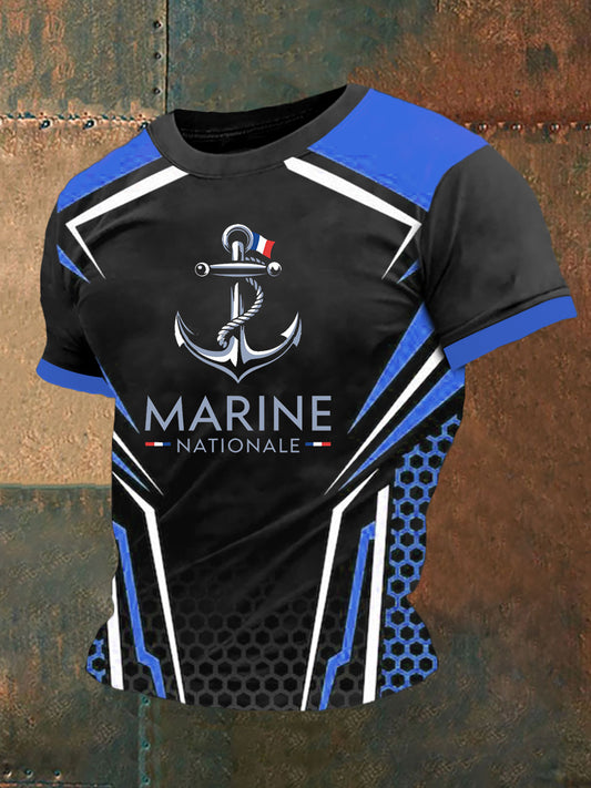 T-shirt à manches courtes Marine Nationale Homme