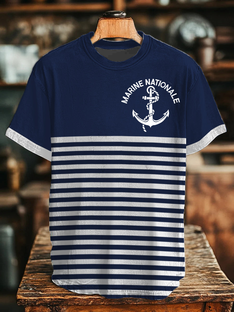 T-shirt à manches courtes Marine Nationale Homme