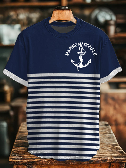 T-shirt à manches courtes Marine Nationale Homme