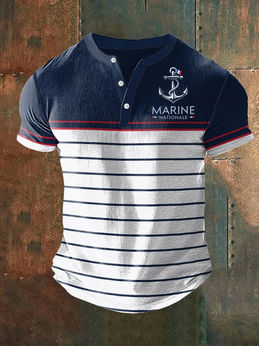 T-shirt à manches courtes Marine Nationale Homme