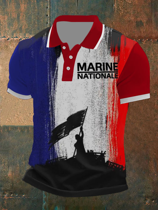 T-shirt à manches courtes Marine Nationale Homme
