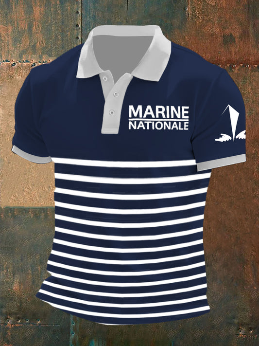 T-shirt à manches courtes Marine Nationale Homme