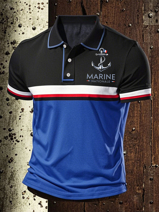 T-shirt à manches courtes Marine Nationale Homme