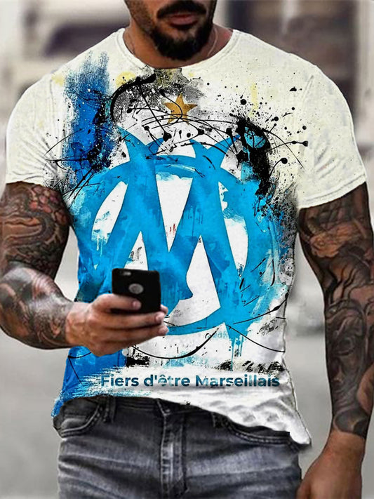 T-shirt à manches courtes Olympique De Marseille pour homme
