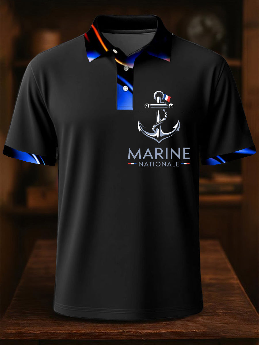 Polo à manches courtes imprimé Ricard Homme