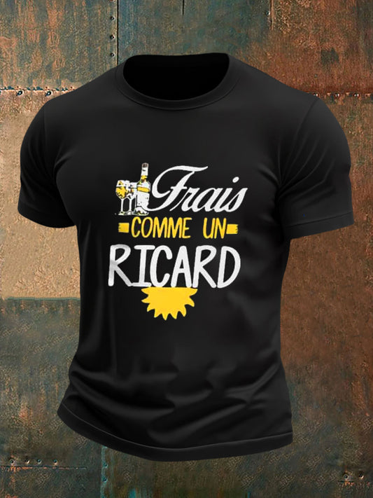 T-shirt imprimé à manches courtes Ricard Homme