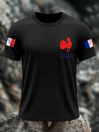 Hommes Rugby Lovers Fans Cadeau Casual Tee