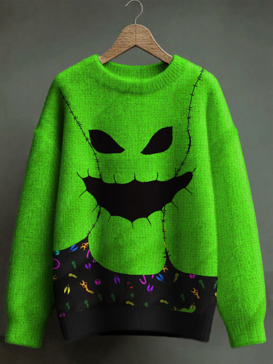 Pull tricoté Halloween unisexe