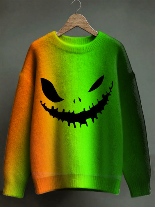Pull tricoté Halloween unisexe