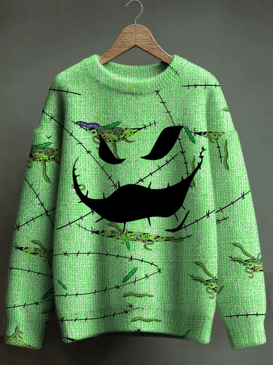 Pull tricoté Halloween unisexe