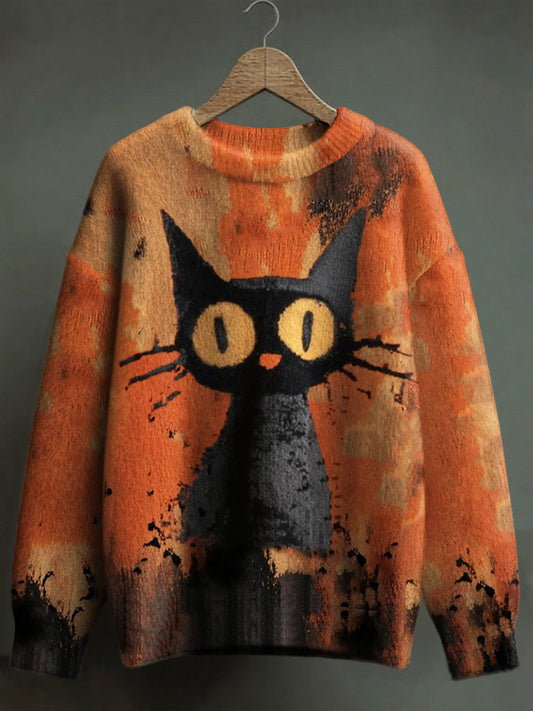 Pull tricoté Halloween unisexe