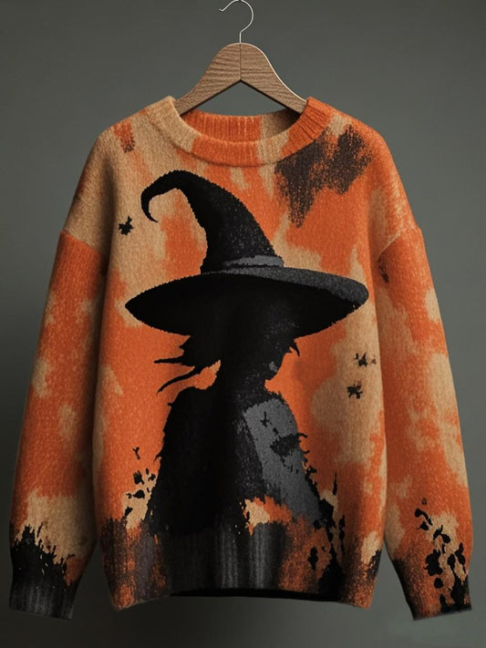 Pull tricoté Halloween unisexe
